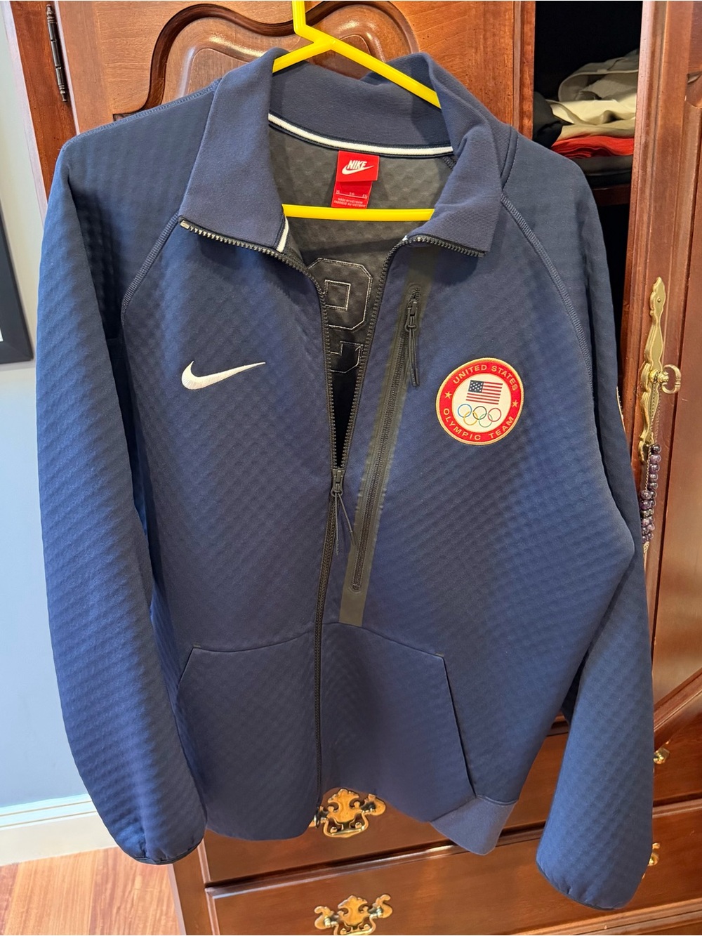 Nike Men’s Navy USA Olympic Full-Zip Jacket. Brand new.
